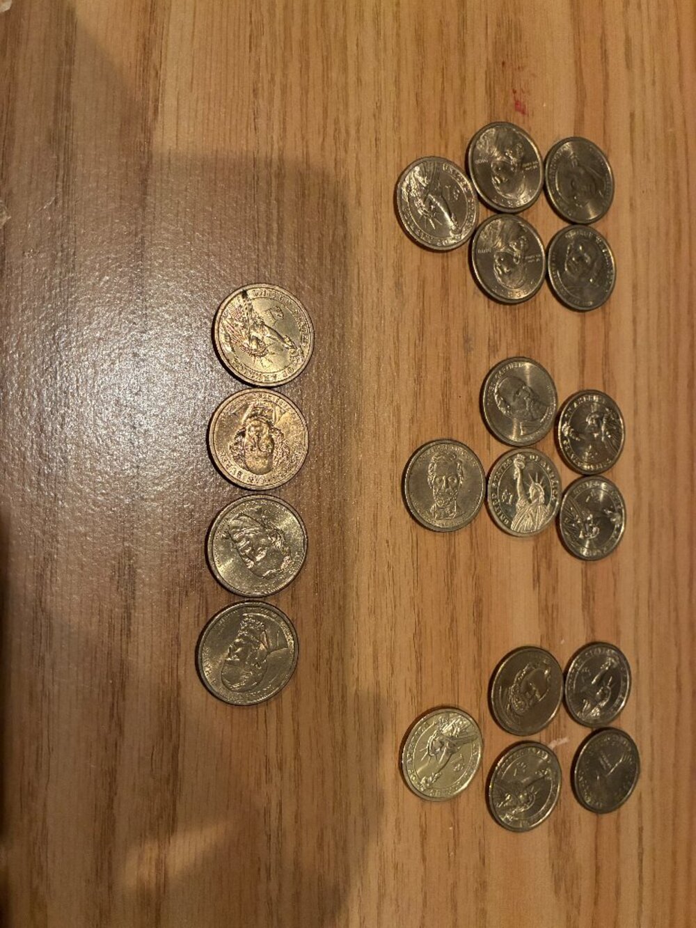 Collection of 19 US Dollar coins